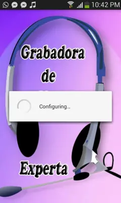 Grabadora de voz fácil android App screenshot 0